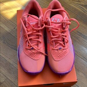 Nike Coral and Violet Athletic Shoes